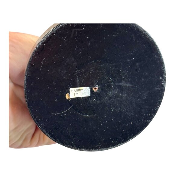 Vintage Wooden Red & Black Handcrafted Nutcracker Figurine Toy Soldier 14" - Picture 7 of 10